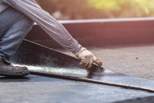 Professional Foundation Crack Repair technician working in Dublin, OH